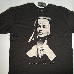 Black Craft Cult Priorities Graphic T Shirt Bad Nun I’m sorry I missed Church3XL